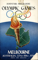 1956 OLYMPIC GAMES SOUVENIR PROGRAM