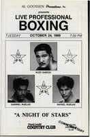 RUELAS, RAFAEL-MARGARITO RUIZ OFFICIALPROGRAM (1989)