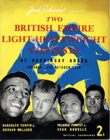 TURPIN, RANDY-GORDON WALLACE OFFICIAL PROGRAM (1955)