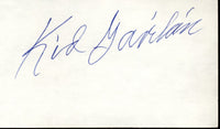 GAVILAN, KID SIGNED INDEX CARD