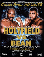 HOLYFIELD, EVANDER-VAUGHN BEAN OFFICIAL PROGRAM (1998)