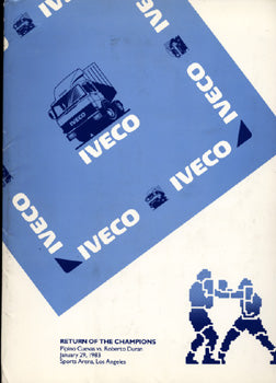 DURAN, ROBERTO-PIPINO CUEVAS PRESS KIT (1983)
