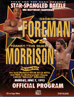 FOREMAN, GEORGE-TOMMY MORRISON OFFICIAL PROGRAM (1993)