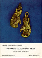 1971 CHICAGO GOLDEN GLOVE FINALS OFFICIAL PROGRAM (1971)