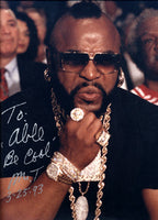 MR. T SIGNED LARGE PHOTO