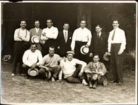 JEFFRIES, JAMES ORIGINAL TRAINING CAMP ANTIQUE PHOTO (1910)