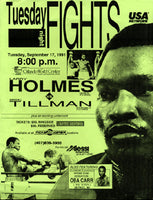 HOLMES, LARRY-HENRY TILLMAN ON SITE BROADSIDE (1991-ART CARD SUBSTITUTED FOR TILLMAN)