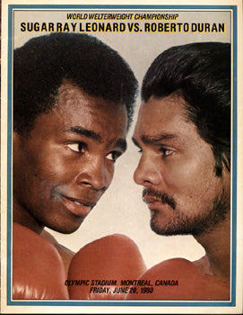 LEONARD, SUGAR RAY-ROBERTO DURAN I SOUVENIR PROGRAM (1980)