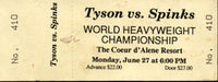 TYSON, MIKE-MICHAEL SPINKS FULL CLOSED CIRCUIT TICKET (1988)