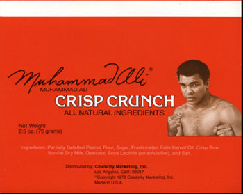 ALI, MUHAMMAD CRISP CRUNCH LABEL (1978)