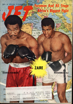 ALI, MUHAMMAD-GEORGE FOREMAN JET MAGAZINE (9-26-74)