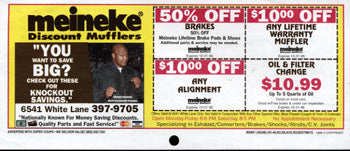 FOREMAN, GEORGE MEINEKE COUPON