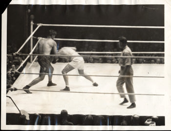 DEMPSEY, JACK-LUIS FIRPO ANTIQUE PHOTO (1923)