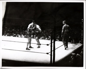 DEMPSEY, JACK-JACK SHARKEY ORIGINAL WIRE PHOTO (1927)