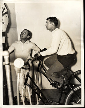 DEMPSEY, JACK ORIGINAL TRAINING WIRE PHOTO