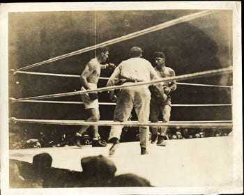 DEMPSEY, JACK-LUIS FIRPO ANTIQUE PHOTO (1923)