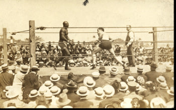 JOHNSON, JACK-JESS WILLARD REAL PHOTO POSTCARD (1915)