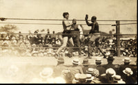 JOHNSON, JACK-JESS WILLARD REAL PHOTO POSTCARD (1915)