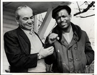 ROBINSON, SUGAR RAY & BARNEY ROSS WIRE PHOTO