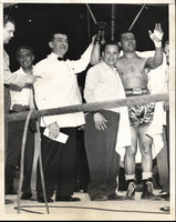 LOUIS, JOE-JERSEY JOE WALCOTT II WIRE PHOTO (1948)