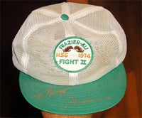 ALI, MUHAMMAD-JOE FRAZIER II SOUVENIR HAT (1974)