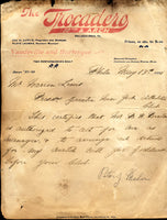 MAHER, PETER SIGNED CONTRACT (1898)