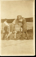 JOHNSON, JACK-RAY NEAL ORIGINAL REAL PHOTO POSTCARD (1920)