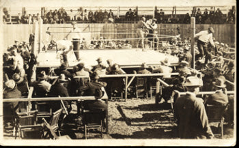 JOHNSON, JACK-RAY NEAL ORIGINAL REAL PHOTO POSTCARD (1920)