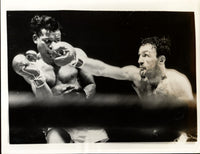 ROBINSON, SUGAR RAY-CARMEN BASILIO II WIRE PHOTO (1958)