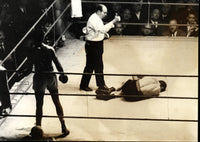 ROBINSON, SUGAR RAY-EMILE SARENS ORIGINAL WIRE PHOTO (1963)