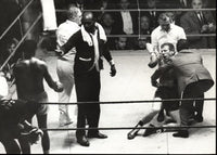 ROBINSON, SUGAR RAY-EMILE SARENS ORIGINAL WIRE PHOTO (1963)