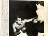 ROBINSON, SUGAR RAY-EMILE SARENS ORIGINAL WIRE PHOTO (1963)