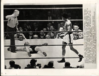 ROBINSON, SUGAR RAY-GENE FULLMER II WIRE PHOTO (1957)