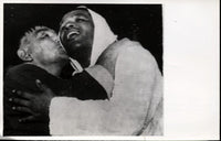 ROBINSON, SUGAR RAY-ROBERT VILLEMAIN ORIGINAL WIRE PHOTO (1950)