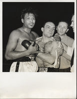 ROBINSON, SUGAR RAY-GEORGES ESTAHOFF ORIGINAL WIRE PHOTO (1962)