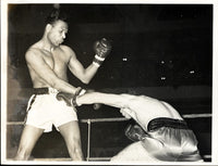 ROBINSON, SUGAR RAY-GEORGES ESTAHOFF ORIGINAL WIRE PHOTO (1962)