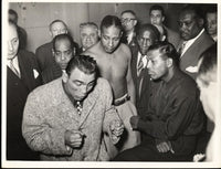 ROBINSON, SUGAR RAY-ROBERT VILLEMAIN ORIGINAL WIRE PHOTO (1950)