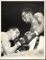 ROBINSON, SUGAR RAY-GENE FULLMER I WIRE PHOTO (1957)