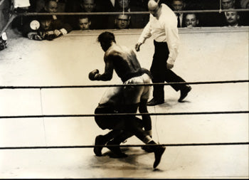 ROBINSON, SUGAR RAY-EMILE SARENS ORIGINAL WIRE PHOTO (1963)