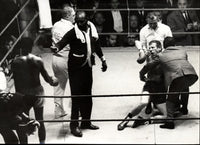 ROBINSON, SUGAR RAY-EMILE SARENS ORIGINAL WIRE PHOTO (1963)