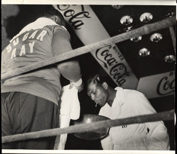 ROBINSON, SUGAR RAY-KID MARCEL ORIGINAL WIRE PHOTO (1951)