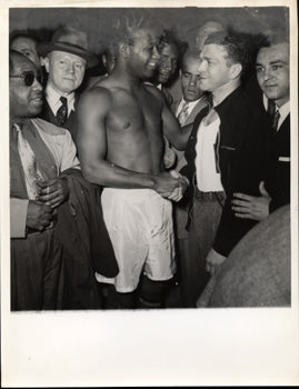 ROBINSON, SUGAR RAY-KID MARCEL ORIGINAL WIRE PHOTO (1951)