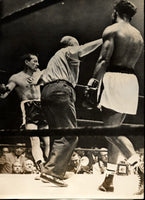 ROBINSON, SUGAR RAY-ROCKY GRAZIANO WIRE PHOTO (1952)