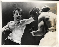 ROBINSON, SUGAR RAY-ROCKY GRAZIANO WIRE PHOTO (1952)