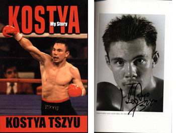 KOSTYA: MY STORY SIGNED BOOK (2002-SIGNED BY KOSTYA TSZYU)