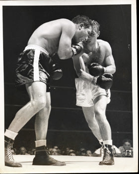 LAMOTTA, JAKE-TIBERIO MITRI WIRE PHOTO (1950)