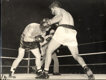 LAMOTTA, JAKE-LAURENT DAUTHUILLE ORIGINAL WIRE PHOTO (1949)