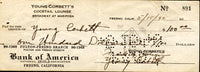 CORBETT III, YOUNG SIGNED CHECK