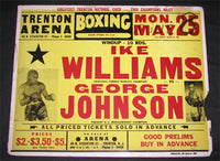 WILLIAMS, IKE-GEORGE JOHNSON ON SITE POSTER (1953)