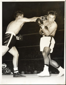 LAMOTTA, JAKE-ROBERT VILLEMAIN II WIRE PHOTO (1949)